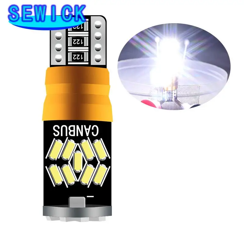 ڵ ׸ ȣ Ʈ ,  100PCs, T10 Canbus 27smd 3014 led, 0.3A, 3.6W, ؼ W5W  ,  12V