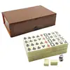 Chinese Mahjong Game Set 144 White Engraved Mini Tiles For Family Gathering For Chinese Style Game Play Family Leisure Time 1