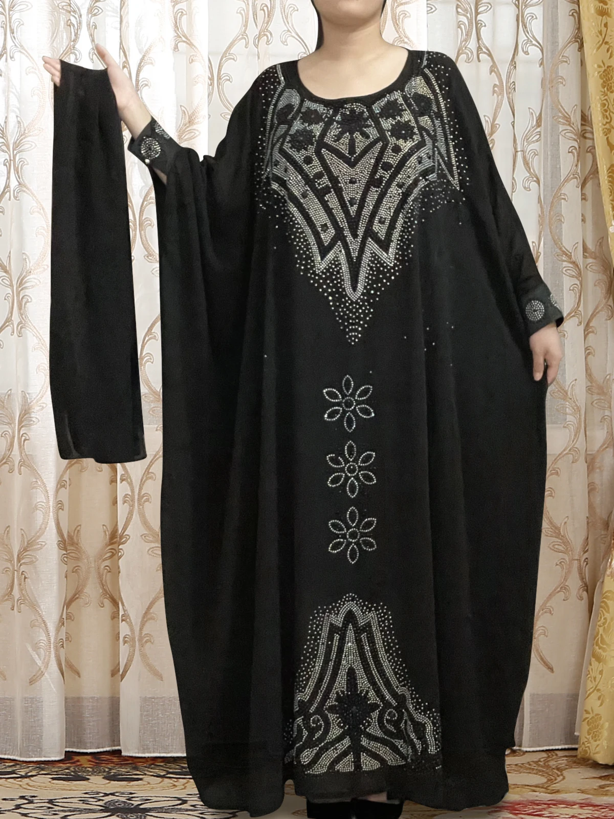 Abayas For Women Dubai Ramadan 2022 Dubai African Maxi Novelty Robe Femme Musulmane Turkey Islam O-neck Short Sleeve Slim Dress