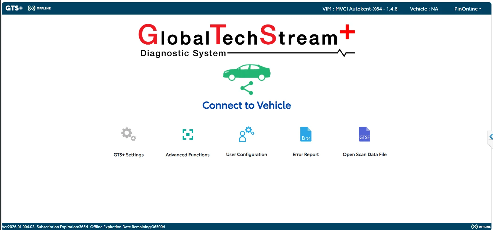 2026 Year GTS+ Global Techstream+ 2026.02.002 per auto Toyota/Lexus PK Techstream v18.00.008 Diagnostica globale compatibile con J2534 - immagine 6