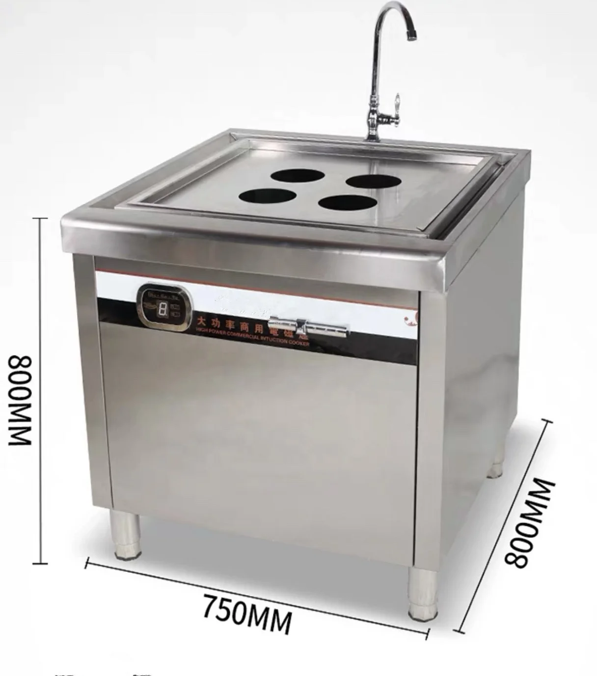 High Quality Stainless Freestanding Commercial Electric Food Steamer for Restaurant Cooking Pastry