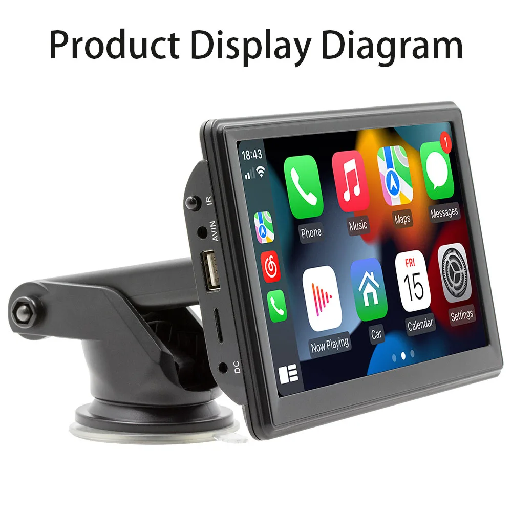 Vehicle Player 7-inch Smart Screen For Convenient Navigation