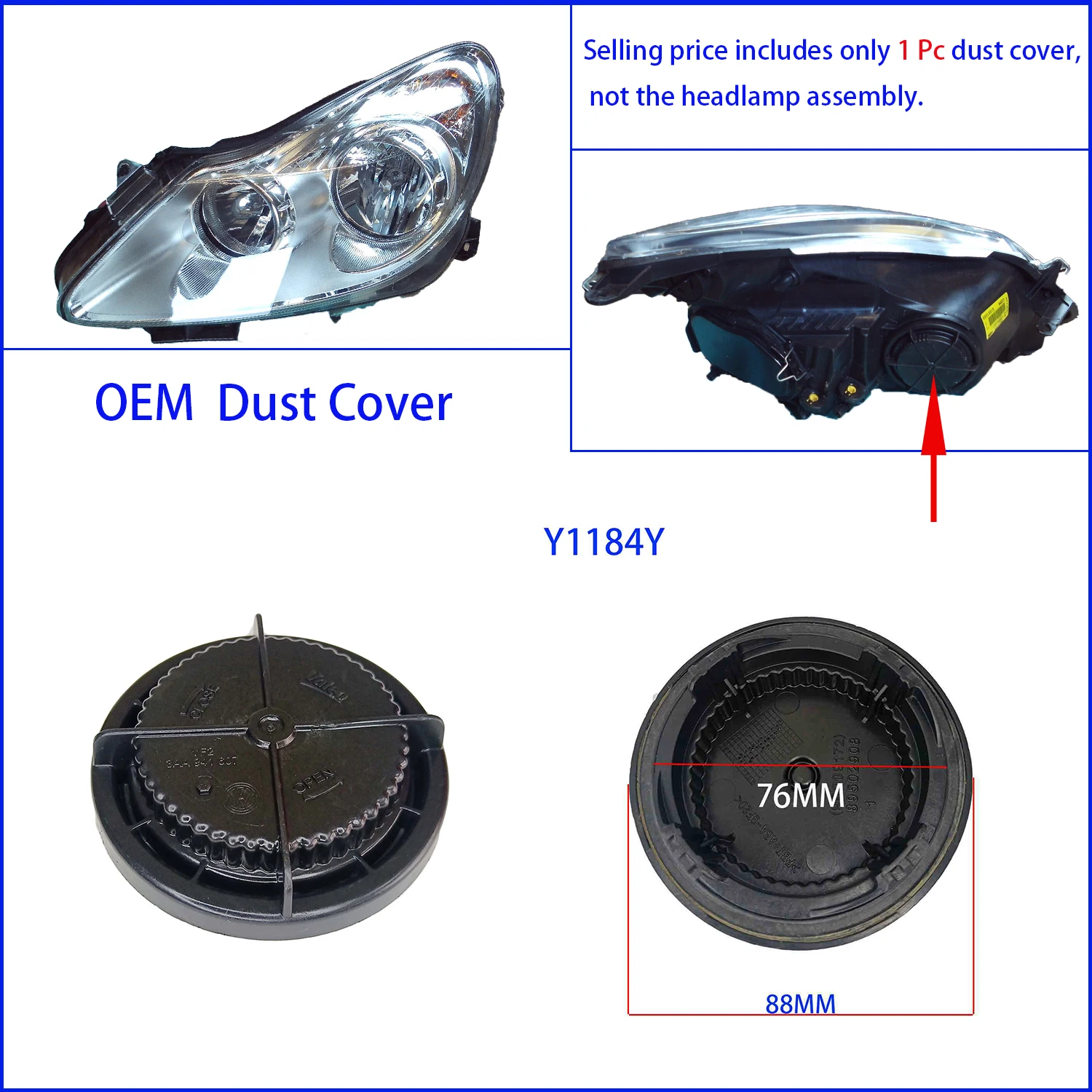  Car Cover Waterproof for Opel/Vauxhall Corsa D/E/F SE