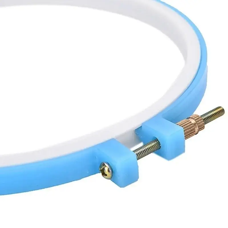 5Pcs/Set Plastic Embroidery Cross Stitch Hoop Set Hoop Frame Adjustable Sewing Tools Supplies DIY Apparel Sewing Supplies