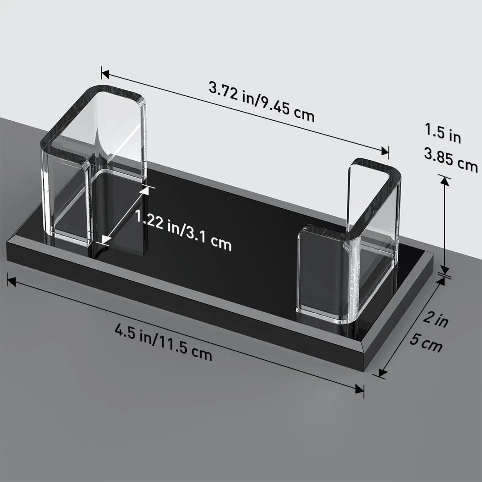 Business Card Stand Name Cards Display Holder Clear Acrylic Storage For Trade Shows Meeting Job Fairs Home Industry Seminars