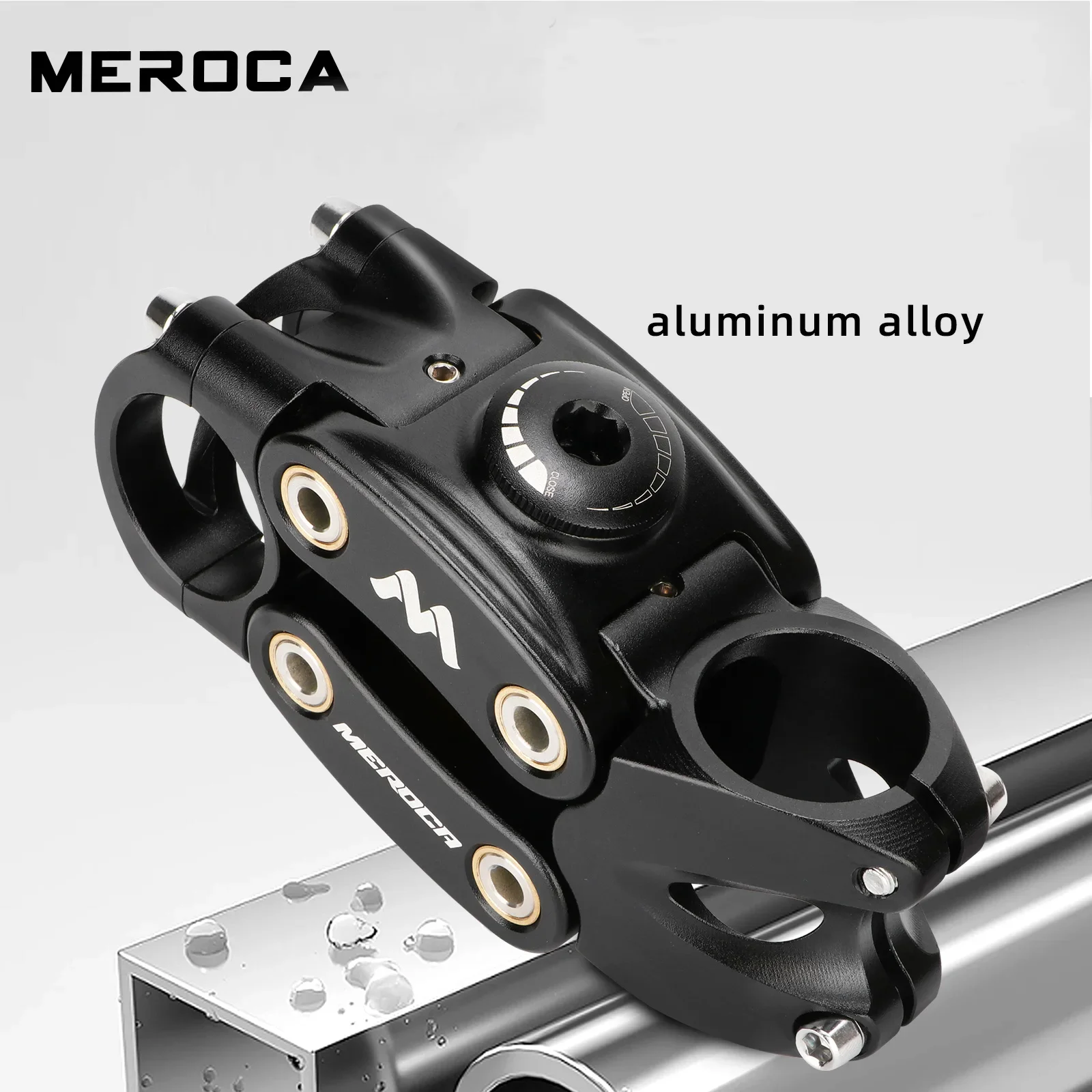 Attacco Manubrio Ahead Pieghevole Per Fat Bike 28.9mm x 450mm Manubri
