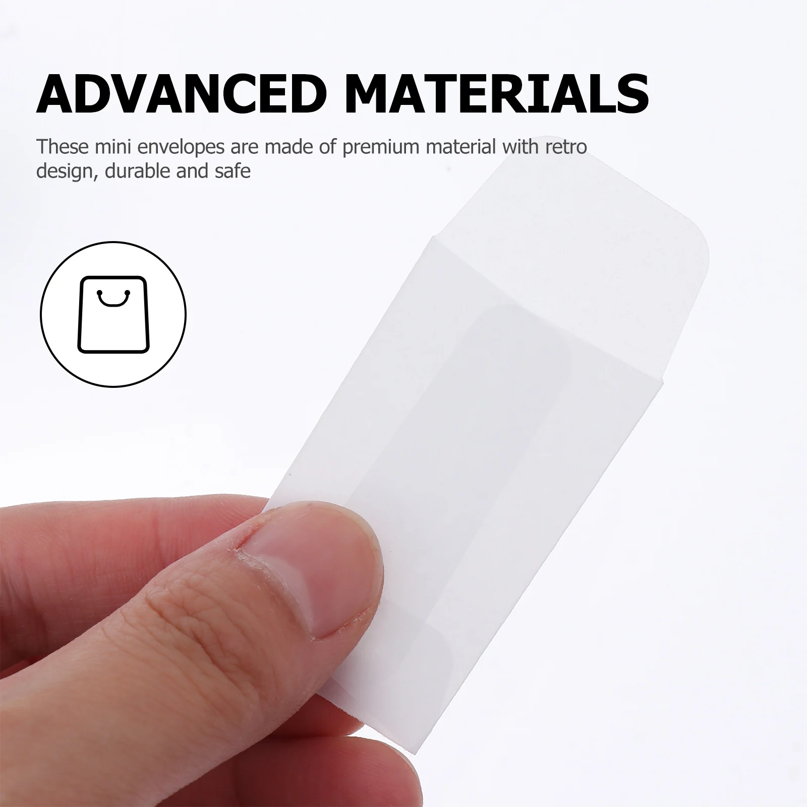 50 Pcs Jewelry Envelope Bag Mini Picture Envelopes Hangtag Pouches Earrings Coin Litmus Paper Small Gift Bags Office Cellophane mini envelopes