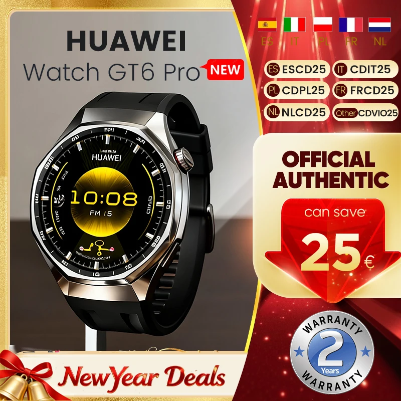 HUAWEI Watch GT 6 Pro 46mm GPS Smartwatch z EU za $306.09 / ~1123zł