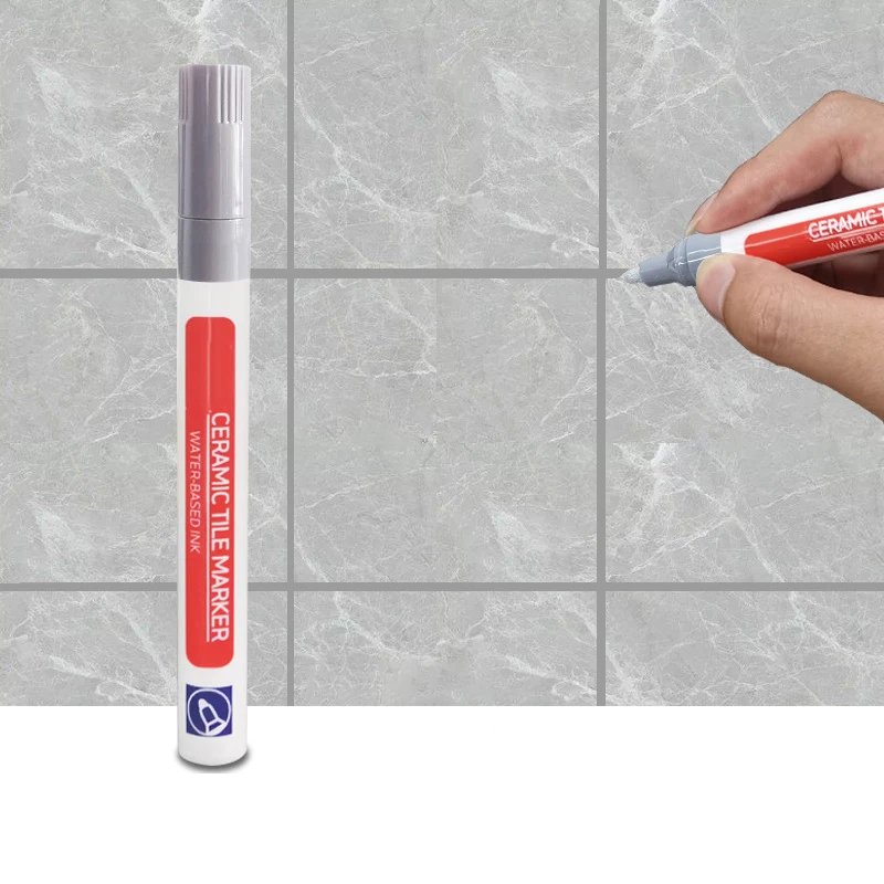 Waterproof Tile Marker Repair Wall Seam Restorer Pen Kitchen Tiles Floor Bathroom Decontamination Seam Repair Tools tile marker pen