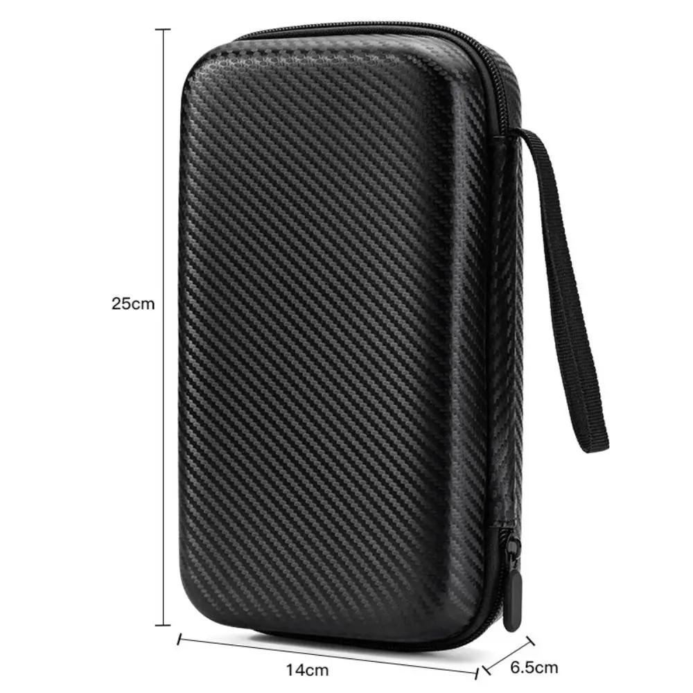 Shockproof Headphones Carrying Case EVA Waterproof Headphones Case Box Double Zipper Design Dust-proof Headphone Storage Bag