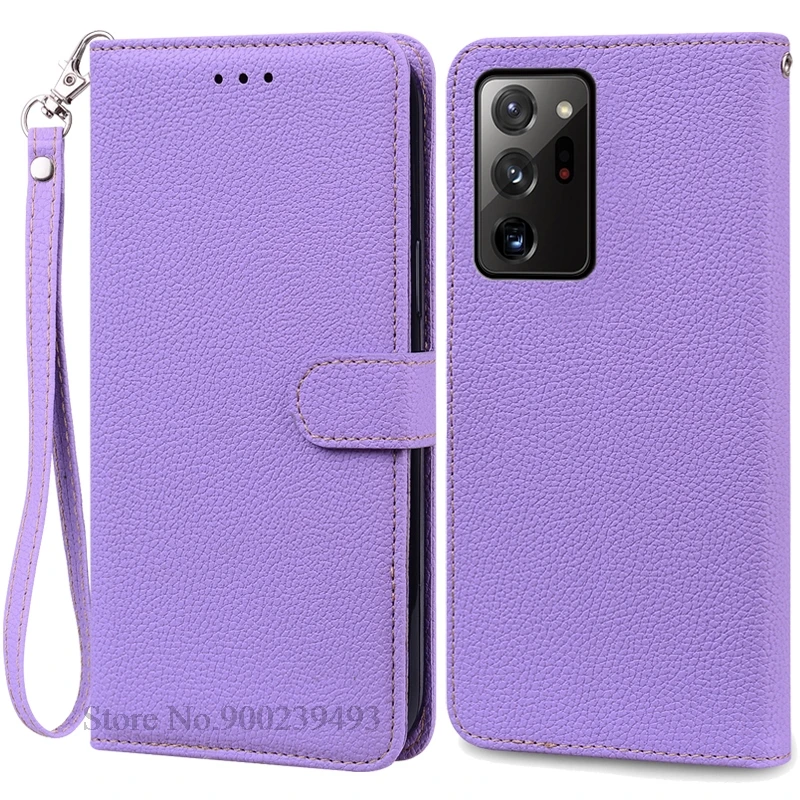 Leather Flip Wallet Case - Stylish Protection & Storage