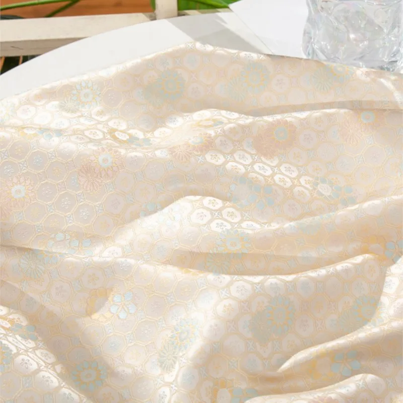 Chinese Style Jacquard Imitation Song Dynasty Brocade Fabric Packaging Box Picture-Mounting New Women\'s Clothing