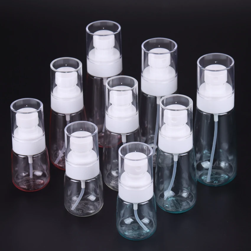 

3PCS/30/60/100ML Reusable Plastic Empty Liquid Container Tool Portable PET Spray Bottle Perfume Lotion Travel Split Bottle