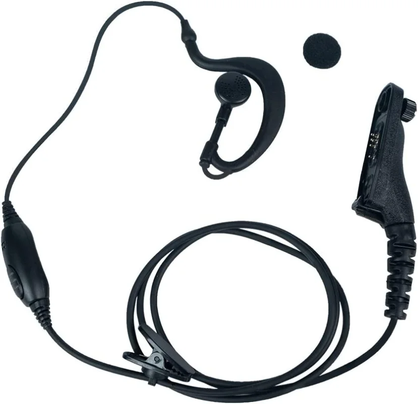

G Shape Earpiece Headset for Motorola MTP850 XPR6550 XPR7550 XPR7580 APX6000 APX4000 XPR7350 APX7000 Walkie Talkie 2 Way Radio