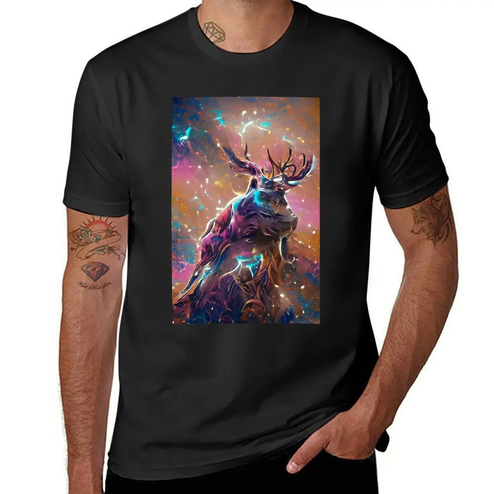 

STAG CONSTELLATION T-Shirt funnys quick-drying cute clothes summer clothes mens graphic t-shirts anime