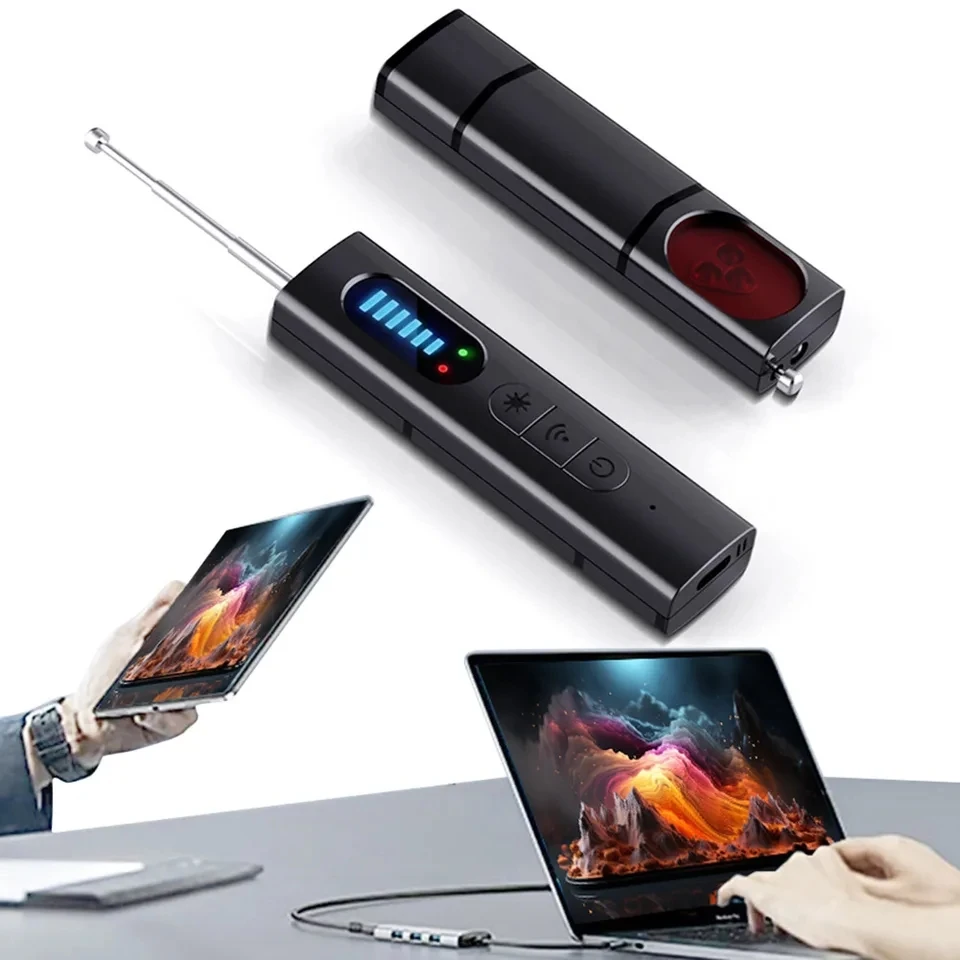T15 Camera Detector Wireless Signal Infrared Scanner Anti-location Detector Professional GPS Search Devices Security Protection hidden camera detector infrared camera detector camera detector signal detector