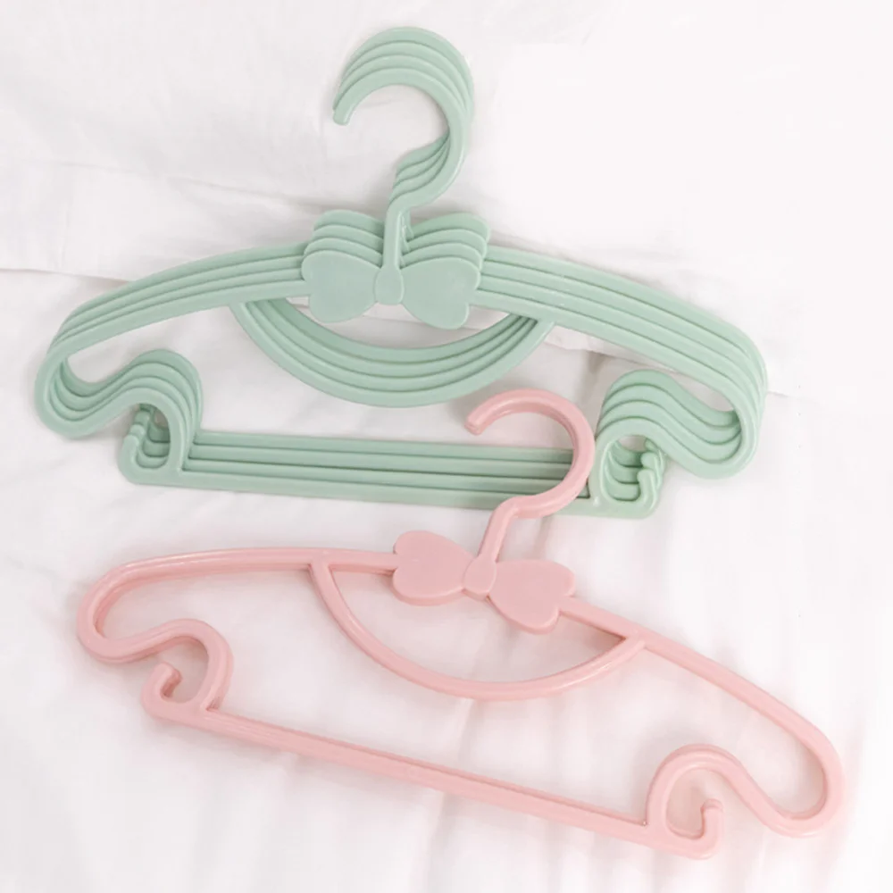 1PcsPortableKidsClothesHangerPlasticHouseholdBabyCoatRack