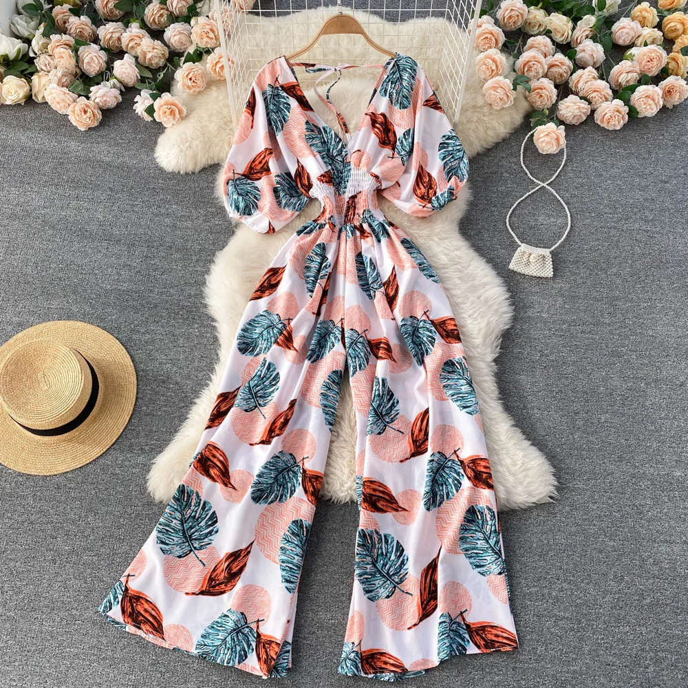 Dress Forum Womens Rompers & Jumpsuits | Be Another Floral Romper Cream -  Emerson Pirot