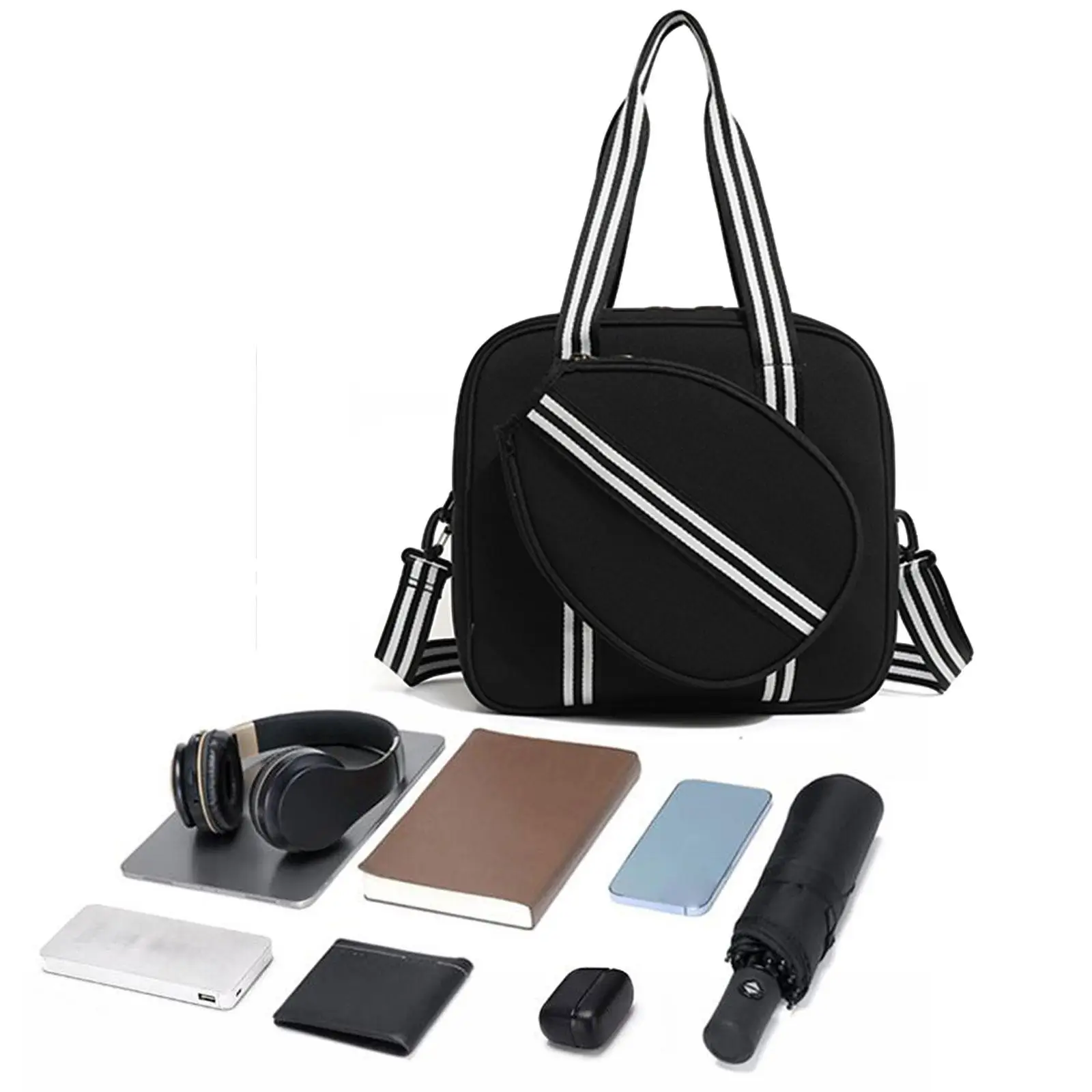 Tennis Bag Duffle Bag Pickleball Racket Storage Water Resistant Carrier Neoprene Fitness Sport Tennis Racquet Bag Tennis Tote