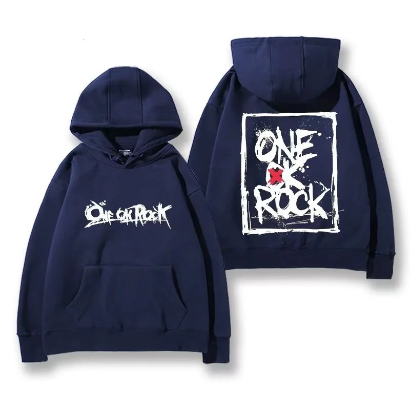 One OK Rock Band Hoodie Men's AutumnWinter Japanese Rock Personalized Loose Cotton Printed High Quality Hoodie 2