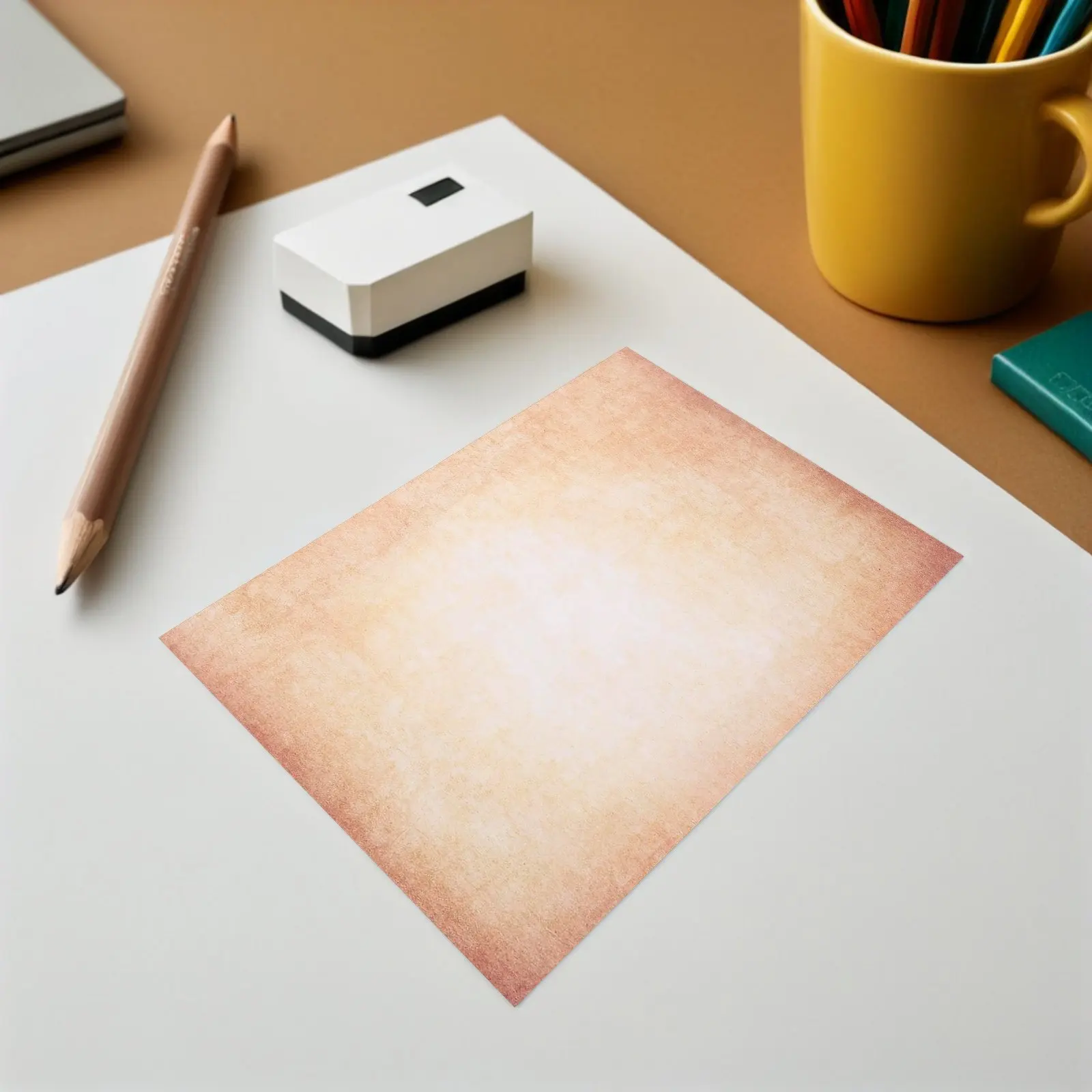 100Pcs 빈티지 필기 용지 양면 A4 레트로 문구 용지 스크랩북킹 저널링 편지 인쇄 용지