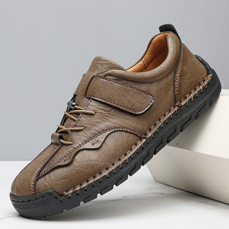 Golden Sapling Men Loafers Casual Business Shoes Fashion Leather Flats Comfortable Men's Leisure Shoe Classics Formal Loafer