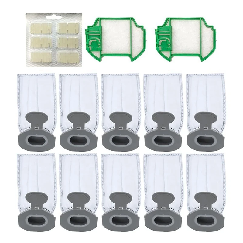 

Аксессуары для беспроводного пылесоса Vorwerk Kobold VK7 FP7, 10 пылесборников, 2 предварительно фильтра, 1 ароматизированный планшет/палочки