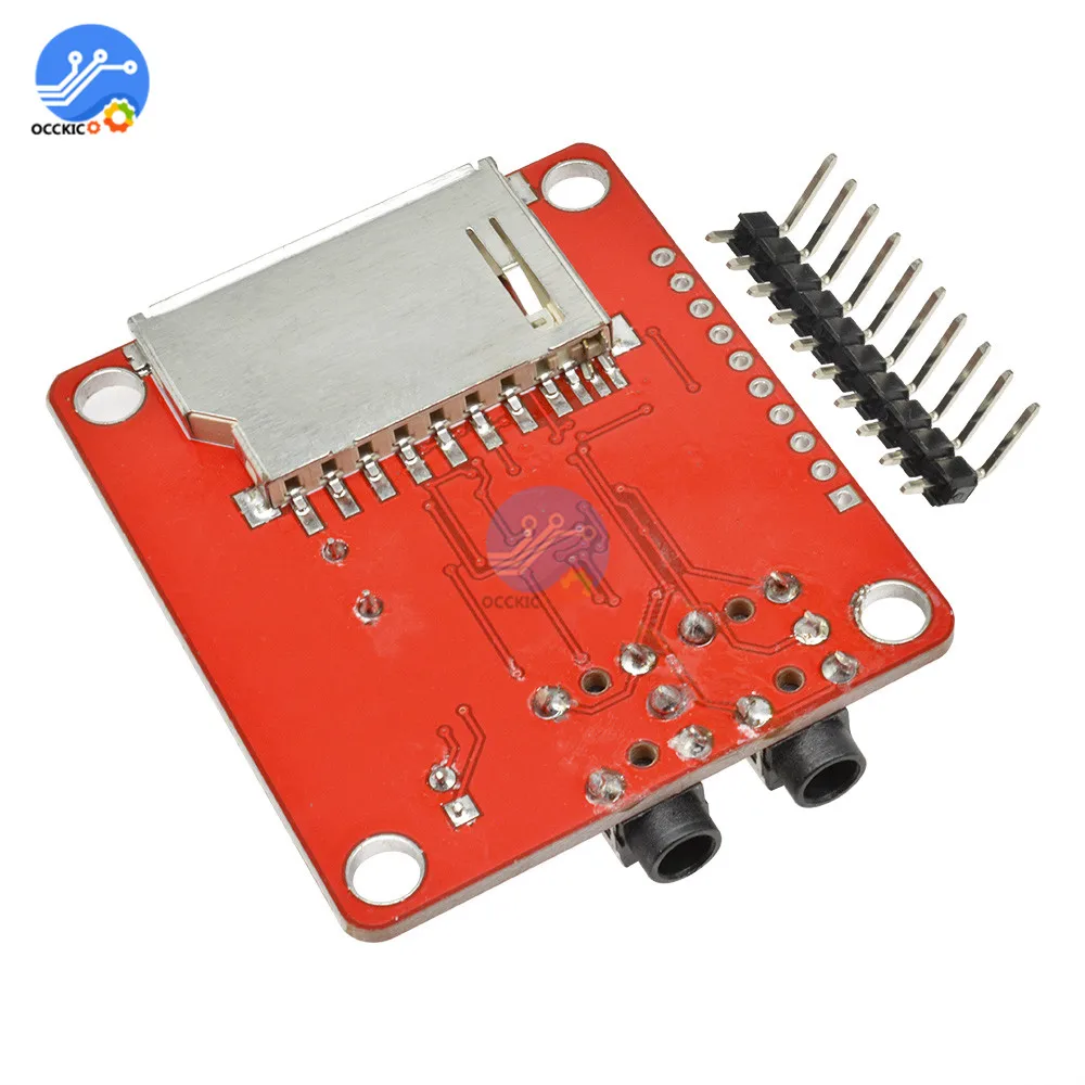 VS1053 MP3 Module Breakout Board With Card Slot VS1053B Ogg Real-time Recording MP3 Player Shield Record for Arduino