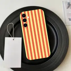 Striped Color - Blocking Art Pattern Silicone Phone Case - Samsung a71 5g (Z1)