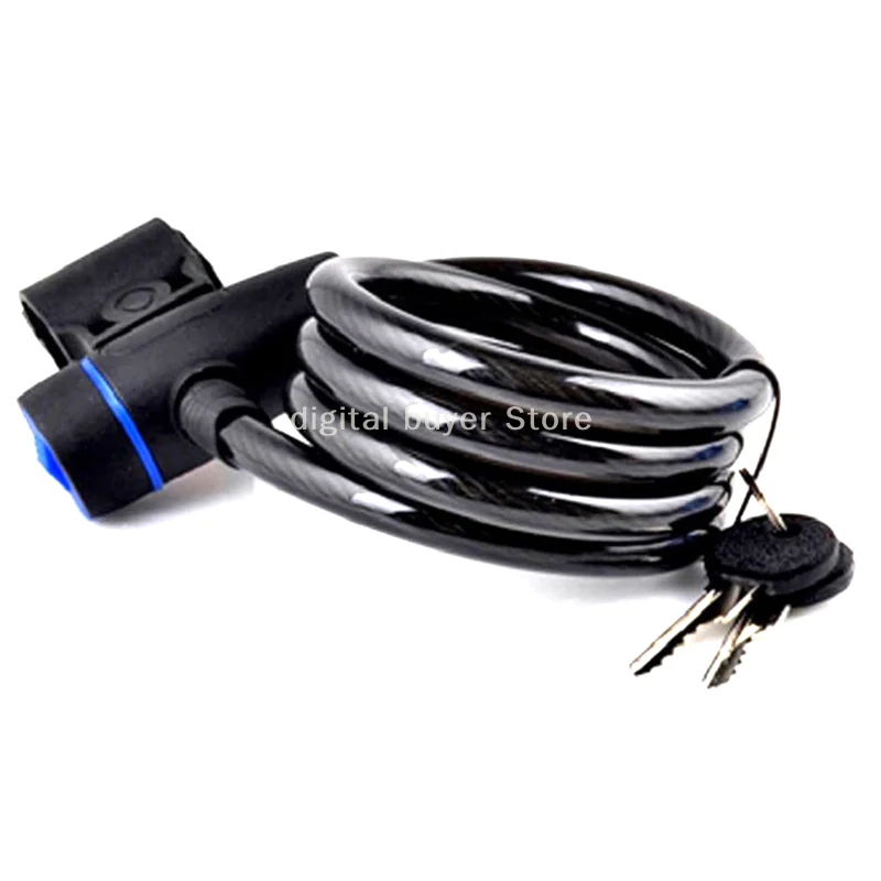 Bicycle Bike Lock Anti-theft Mtb Road Bike Steel Wire Chain Lock Motorcycle Helmet Folding Electric Scooter Safety Padlock
