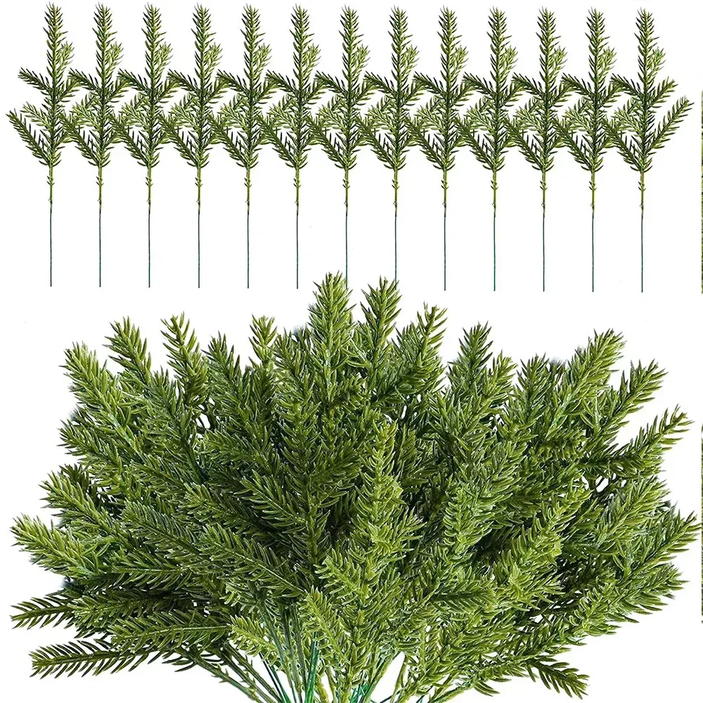 Festive Artificial Pine Needles for DIY Holiday Decorations