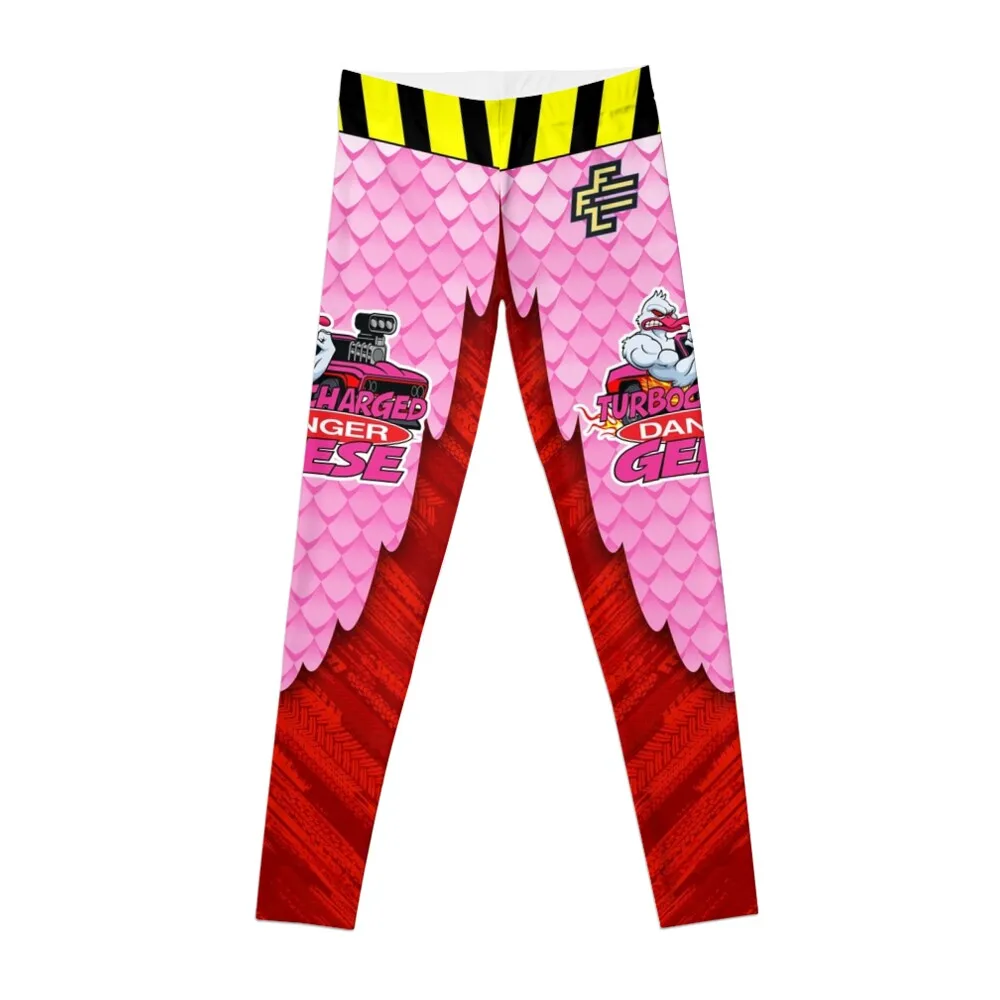 

FFL TURBOCHARGED DANGER GEESE Leggings Women's gym high waist Women's trousers Womens Leggings