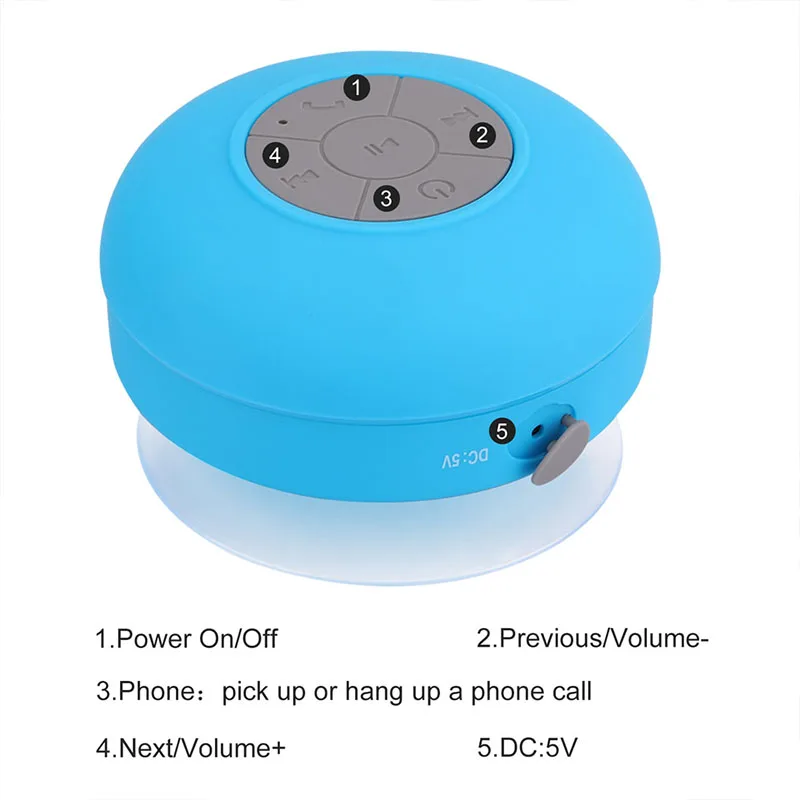 Waterproof Outdoor Shower Bluetooth Speaker Portable Mini Sound Box Wireless Car Subwoofe Loudspeaker Phone Computer portable speakers bluetooth speakers