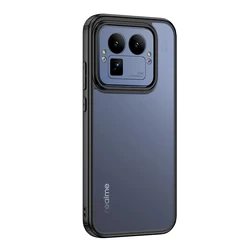 Frosted Hard PC Shockproof Camera Protection Translucent Phone Case for Realme GT8 Pro (Semitransparent back)