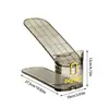 1Pc Adjustable Shoe Organizer Footwear Support Slot Space Saving Cabinet Closet Stand Shoes Storage Rack Shoebox 6