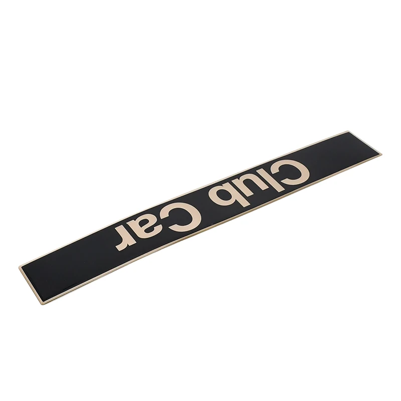 Metal Name Plate 2-1/2" Height 102502601 103816601 Compatible with Club Car Precedent 285-277
