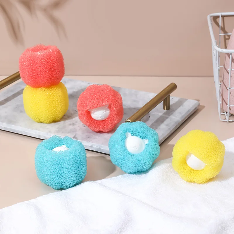 

Magic Sponge Laundry Ball Color Sticky Hair Not Hurt Clothes Washing Machine Anti-winding Pet Hair Remover Home Cleaning Tool