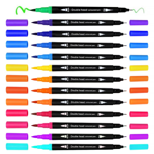 Vitoler Pens,Fine Point Pens,Journaling Pens,Colored Pens Fine Point,24  Pack 0.4mm Fine Tip Pens,Pens for School Supplies,Pens for Kids Adult  Coloring