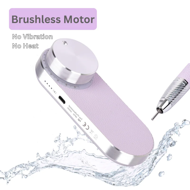 (Grande dépôt) perceuse à ongles électrique professionnelle tour manucure coupe Machine flottante pour ongles sans brosse forte Recharge 1