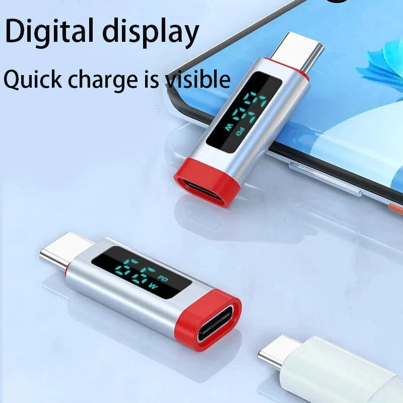 Usb type c tester monitor with lcd screen digital charging cable