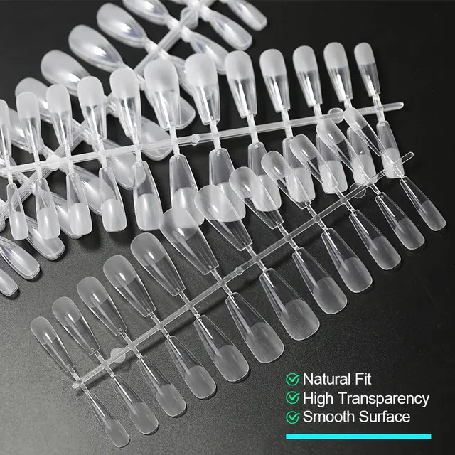False Nail Tips Acrylic Extension Manicure 120 Piece Set 2