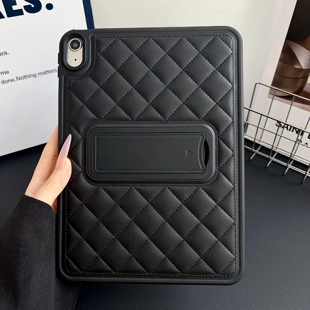 Elegant 3D Diamond Leather Tablet Stand Cover