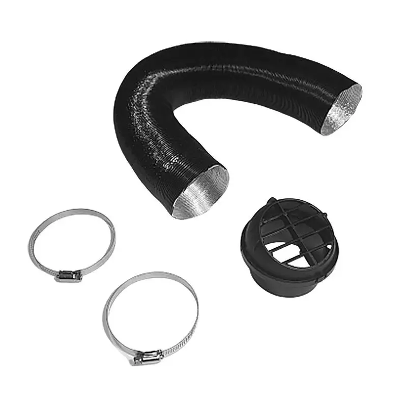 

75MM Heating Pipe Clamp Exhaust Port Set Air Vent Heater Pipe Duct Parking Heater Accessories Warm Air Outlet Hose