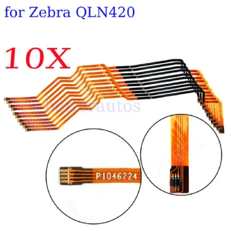 Bar Sensor Cabo Flex para Zebra Qln420 P1046224 Impressora Móvel Pcs 10 Pcs