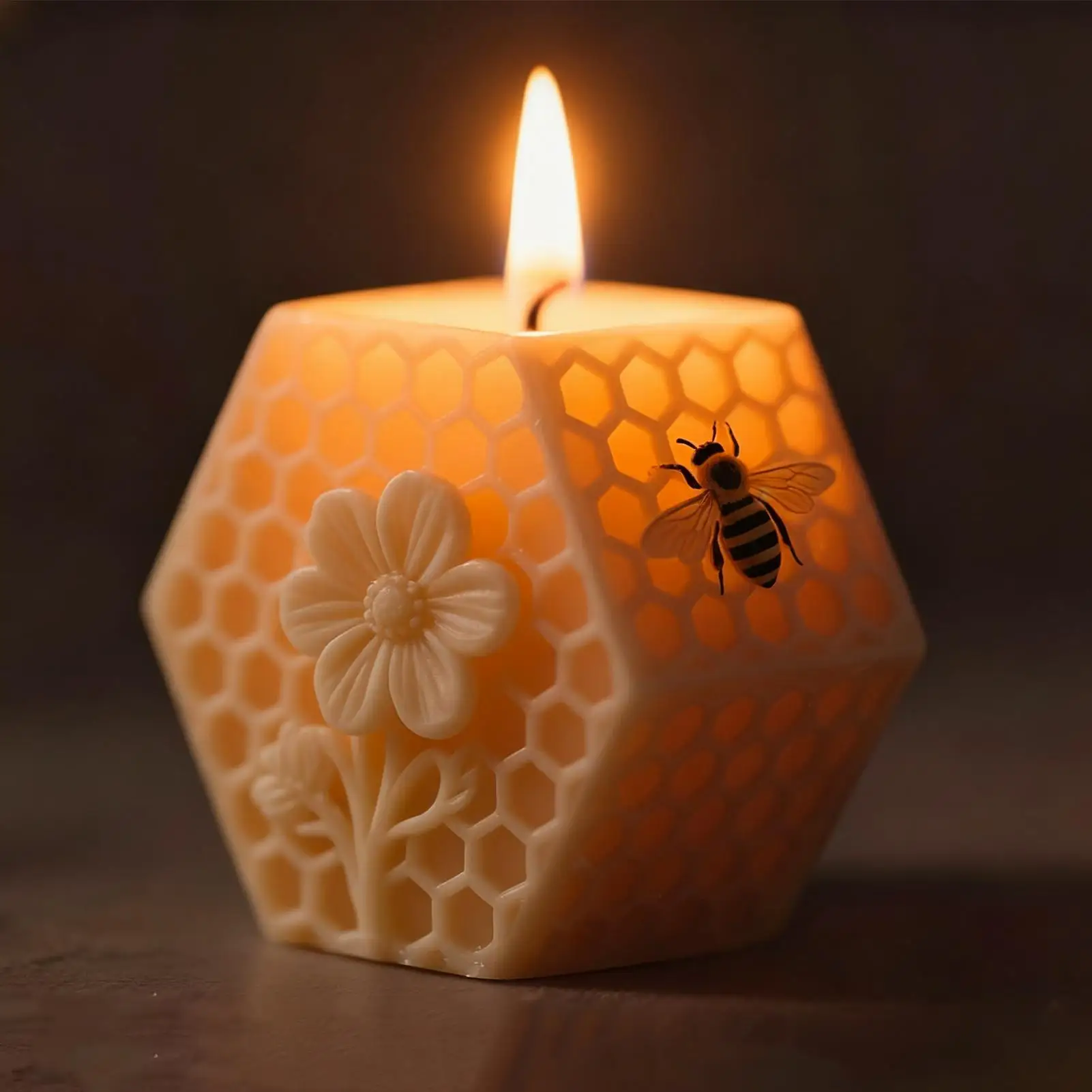 Beehive Candle Mold Realistic Crafting Art Beehive Pillar Silicone Mold For Candle For Adults Beginners Professionals Boys Girls