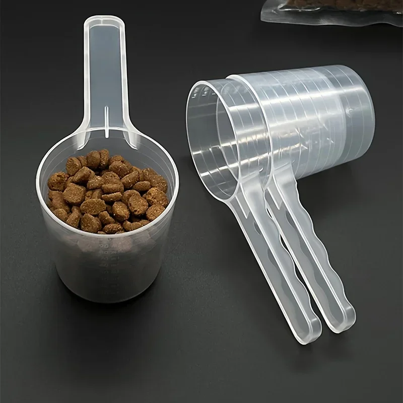 Transparent Pet Measuring Feeding Spoon 1