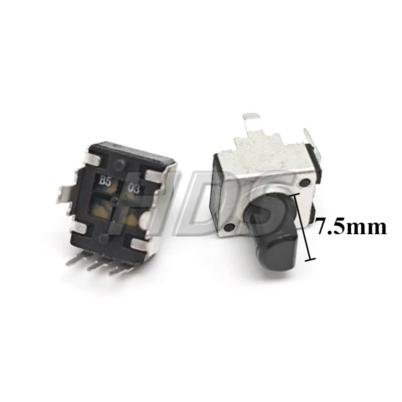 10PCS RV09 RV0931 유형 B503 B50K 50K 옴 전위차계 수직 볼륨 전위차계 D 핸들 7.5mm