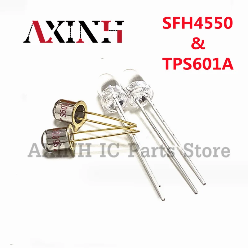 SFH4550 TPS601A (5-10pcs/lots) DIP-2 Sold individually and in pairs photo transistor photo sensitive receiver TO-18 In Stock
