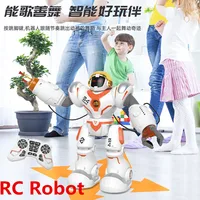 RC Robot Toy Kids Intelligence Robots Smart Action Walk Singing Dance Gifts For Kids Aged  8-14 Boys Girls Birthday Gift 1