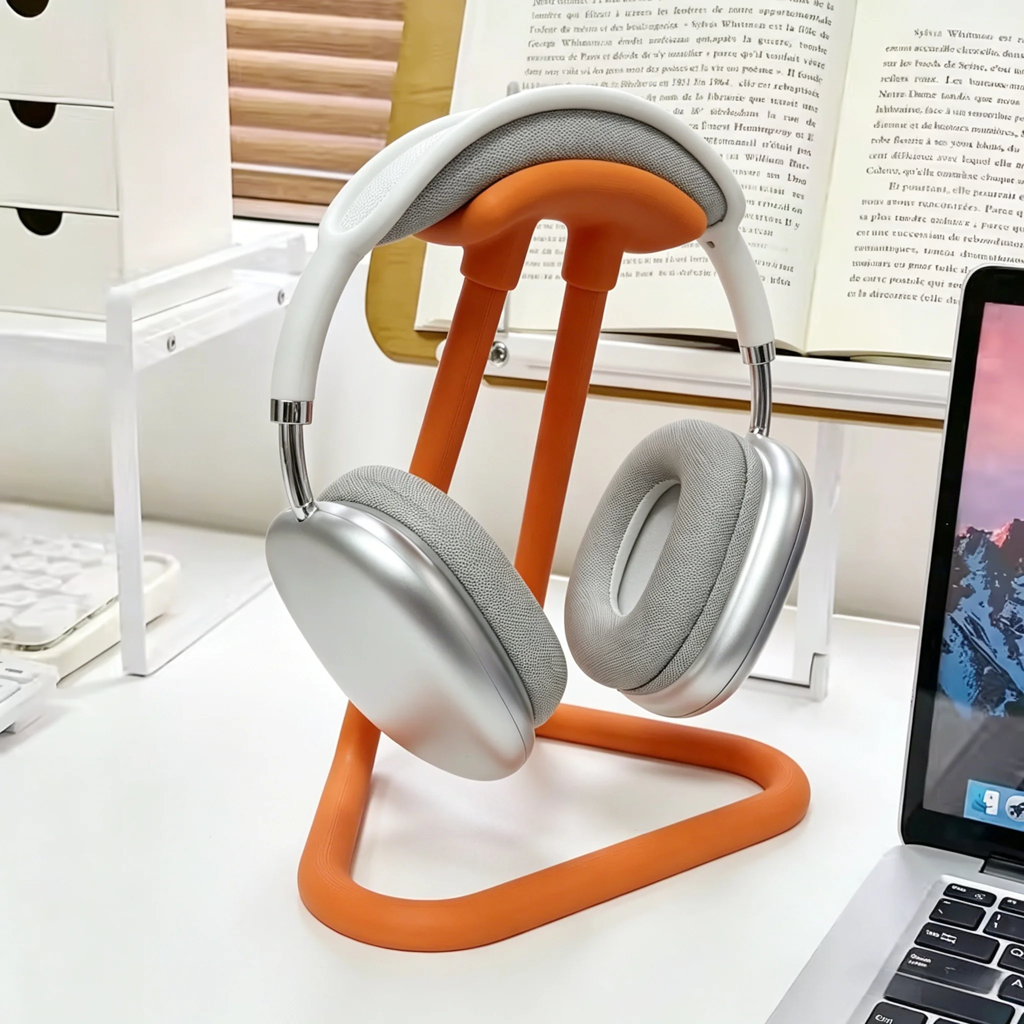 Universal Headphone Stand with Anti-Slip Base for Secure Storage and Display